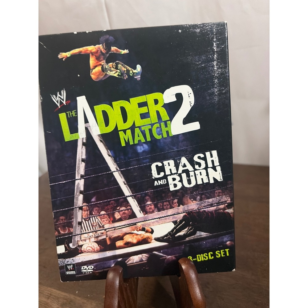 WWE The Ladder Match 2 Crash and Burn DVD Set‎  Good 3-Disc Set